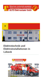 Mobile Screenshot of blitz-elektroanlagen.de